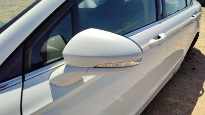 2013-2014 Ford Fusion Driver Left Power Side Mirror Door Mounted Oem White Yz