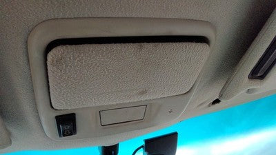 01 Cadillac Eldorado Center Overhead Console Dome Light Map Lamp Cubby Shale 155