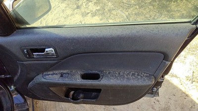 10-12 Fusion Passenger Right Front Door Trim Panel Wh Switches Dw Charcoal Black