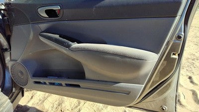 06-11 Civic Passenger Right Front Door Trim Panel With Switches Sedan Gr Gray