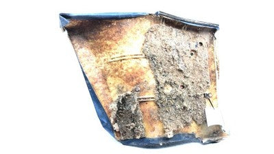 1970 Mercury Cougar Xr7 Passenger Right Rear Inside Quarter Trim Panel Blue Back