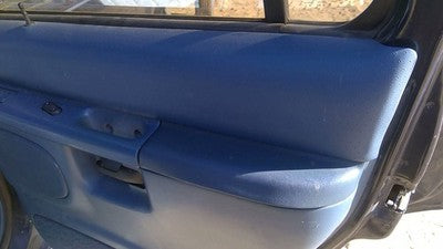 95-99 Ford Explorer Passenger Right Rear Inside Door Trim Panel Only Back Blue