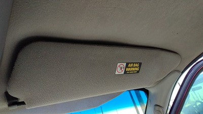 1997 Ford Expedition Passenger Right Sun Visor Oem Gray F2