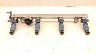 2010-2013 Kia Forte Complete Fuel Rail With Injectors Set Loaded Oem 2.4L