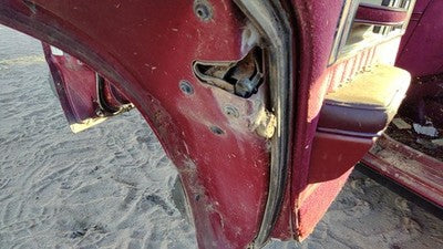 1990 Olds 88 Driver Left Rear Door Latch With Rods/Cables Oem Back