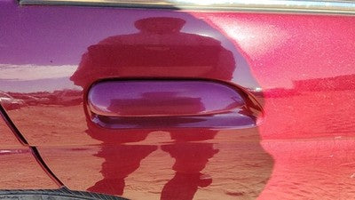 1995 Chevy Lumina Passenger Right Rear Outside Door Handle Oem Back Red