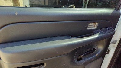 04-06 1500 Hd Driver Left Rear Inside Door Trim Panel Only Back Pewter 69D
