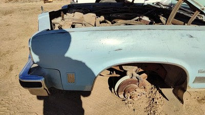 1974-1975 Cutlass Supreme Driver Left Front Fender Oem Blue