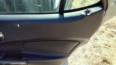 07 08 Grand Prix Passenger Right Rear Inside Door Trim Panel Switches Back Ebony
