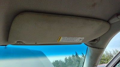 1999 Cadillac Deville Passenger Right Sun Visor Oem 152 Neutral