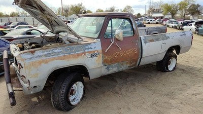 1981-90 Dodge Ram W250 Passenger Right Manual Window Regulator Oem Crank 4354476