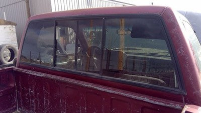 1988-2000 Gmc Sierra 2500 Sliding Back Glass Rear Window Oem 12340485