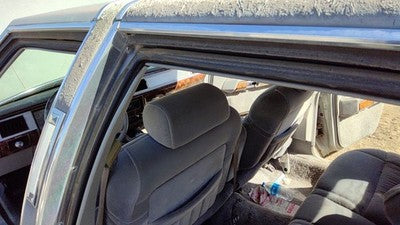 1985 Mercury Grand Marquis Driver Left Rear Chrome Trim Moulding Around Door