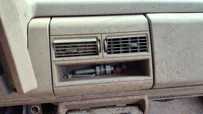 1992-1994 Chevy Silverado 1500 Center Dash Heater Vent Assembly Oem Ac Tan