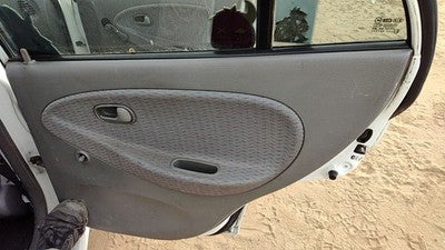 01-02 Rio Passenger Right Rear Door Trim Panel Manual Windows Back Sedan Gray