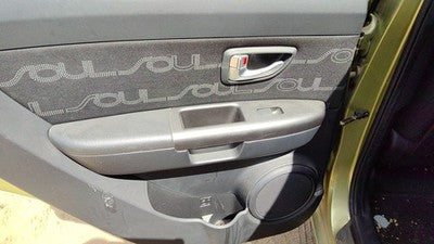 12-13 Soul Driver Left Rear Inside Door Trim Panel With Switches Back Black Wk