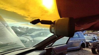 1998 Buick Lesabre Rear View Mirror Oem Red