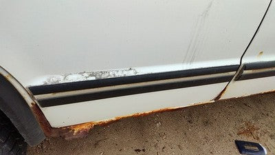 1993 Chevy S10 Blazer Passenger Right Rear Moulding From Door Back Trim Strip
