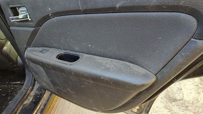 10-12 Fusion Passenger Right Rear Door Trim Panel With Switches Back Dw Charcoal