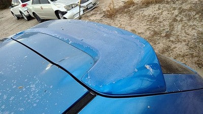 2004-2006 Mazda 3 Rear Spoiler Back Wing Oem 27B Winning Blue Bp4k51960d01