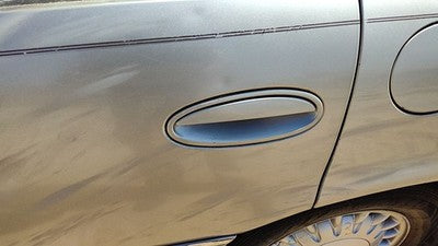 1997-2005 Park Ave Ultra Driver Left Rear Outside Door Handle Oem Back Silver