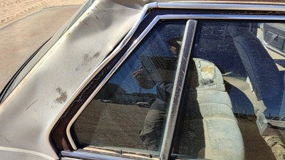 82-88 Firenza Passenger Right Rear Vent Window Back Door Glass With Frame Oem