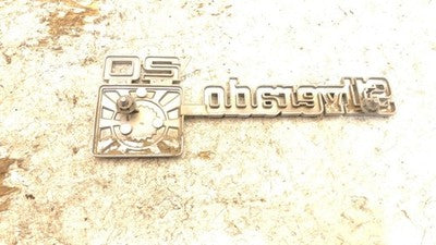 1977 Chevy K20 Silverado Fender Emblems Badges Pair Set Oem