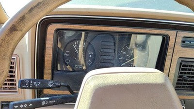 1984 Ford Tempo Trim Bezel Around Speedometer Oem Dash Surround Panel