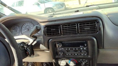 2000 Chevy Venture Trim Bezel Around Radio Surround Dash Panel Oem Gray 10408067