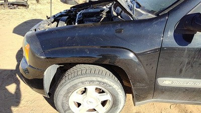 2002-2009 Chevy Trail Blazer Driver Left Front Fender Oem Black 41U 12477993