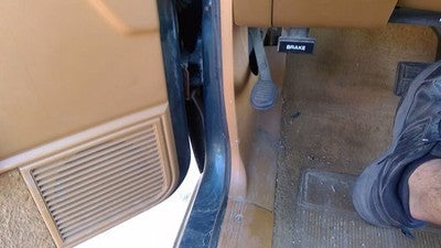 1993 Dodge Dakota Driver Left Lower Kick Trim Panel Oem Tan
