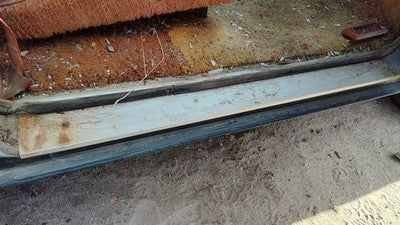 1984 Jeep Grand Wagoneer Driver Left Lower Sill Step Moulding Trim Panel Oem
