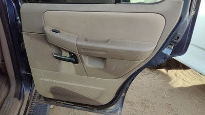 05 Ford Explorer Passenger Right Rear Door Trim Panel With Switches Back Tan Gp
