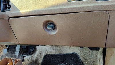 1985 Pontiac Sunbird Glove Box Assembly Complete Door With Latch Oem Tan