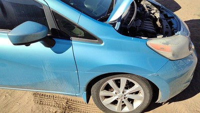 2014-2019 Nissan Versa Note Passenger Right Front Fender Oem Blue Rbe Fca009mbmb
