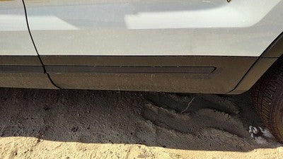 16-19 Police Interceptor Driver Left Rear Moulding From Door Back Trim Strip
