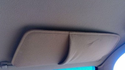 1993 Dodge Dakota Passenger Right Sun Visor Oem Tan