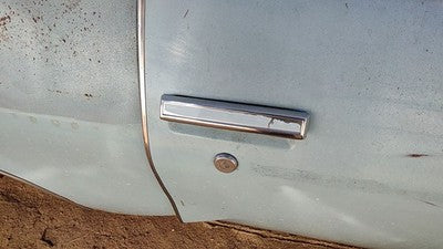 1975 Cutlass Supreme Passenger Right Front Outside Door Handle Blue 2 Door Coupe