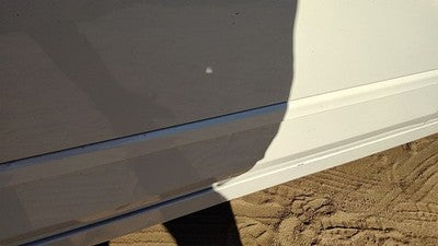 07-12 Nissan Altima Driver Left Front Moulding From Door Trim Strip White Qx3