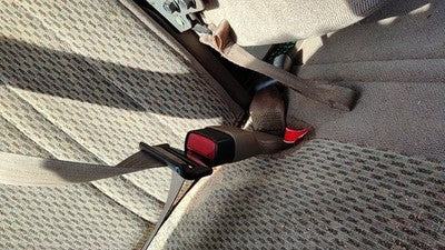 1997 Ford F150 Passenger Right Front Seat Belt Buckle Receiver Oem Tan Mx