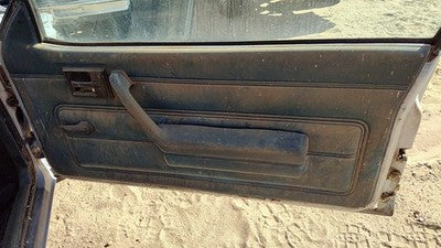 1985 Pontiac Sunbird Passenger Right Front Door Trim Panel Manual Windows Blue