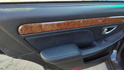 01-05 Hyundai Xg350 Driver Left Rear Door Trim Panel With Switches Back Black