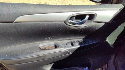 16-19 Sentra Driver Left Front Door Trim Panel With Master Switch Charcoal G