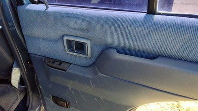 1995 Nissan Pathfinder Passenger Right Rear Inside Door Trim Panel Back Blue