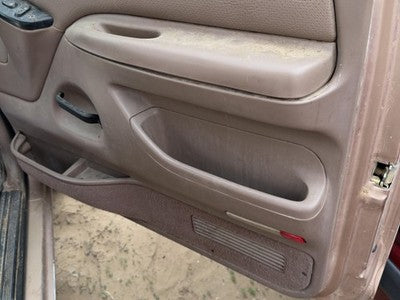 1997-1998 Ford F250 Passenger Right Front Door Trim Panel With Switches Brown Rk