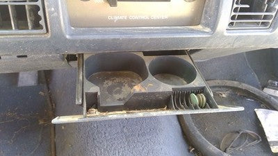 1991-1993 Chevy Caprice Slide Out Dash Cup Holder Assembly Oem Blue 12501043