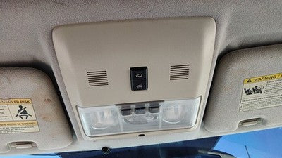 2006 Land Rover Lr3 Center Overhead Console Oem Dome Light Map Lamp Cubby Tan