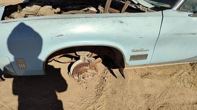 1974-1975 Cutlass Supreme Driver Left Front Fender Oem Blue