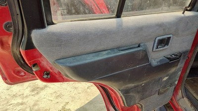 1995 Nissan Pathfinder Driver Left Rear Door Trim Panel With Switches Back Gray