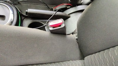 2006-2011 Chevy Hhr Driver Left Front Seat Belt Buckle Receiver Oem Black 19B